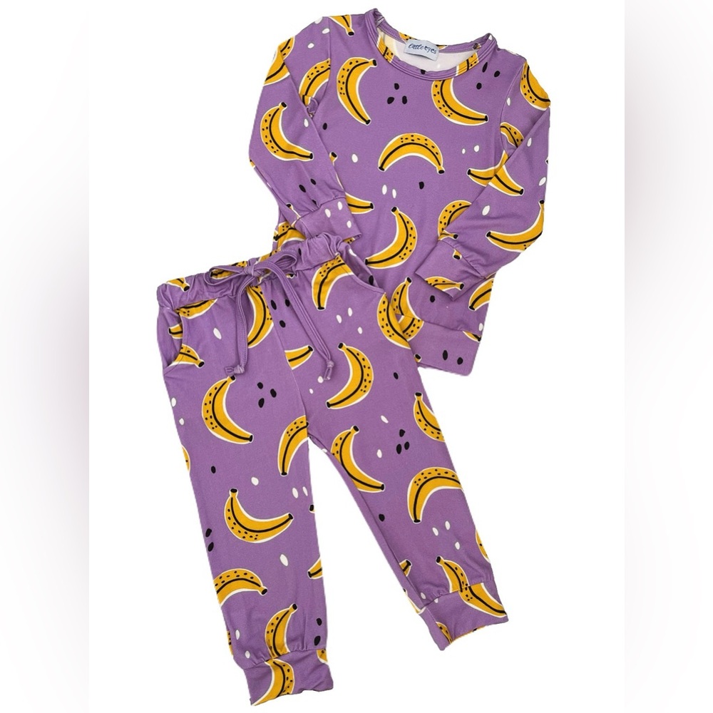 🇨🇦 Little Eyes Banana Fandom Bamboo Daywear Set